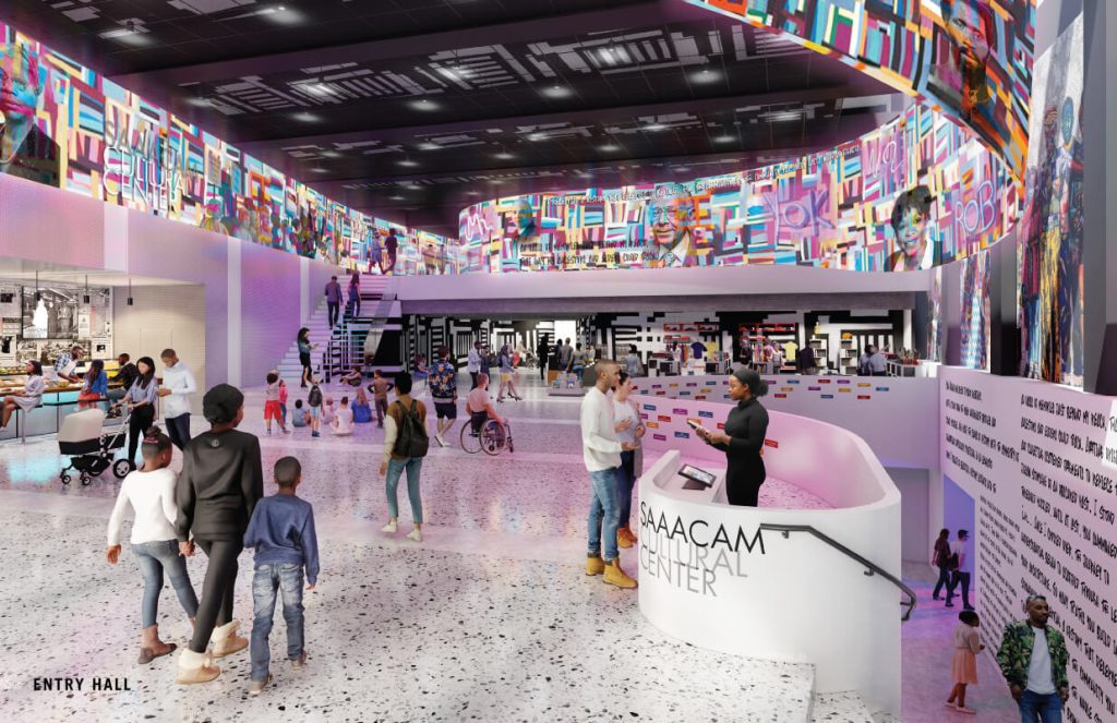 SAAACAM Cultural Center Entry Hall
