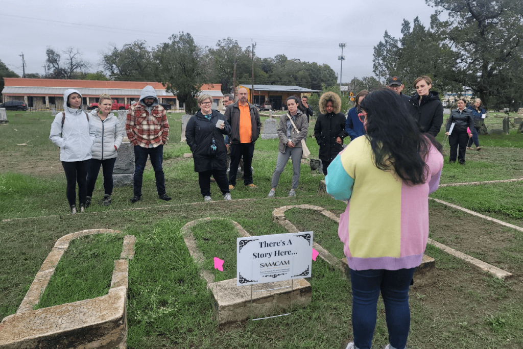 SAAACAM honors our ancestors with cemetery tours.