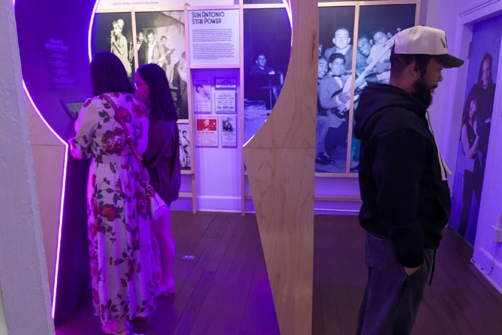 Visitors engage with The Soul of San Antonio—a dynamic exhibition highlighting the legacy and contributions of Black musicians to the city's rich musical heritage.