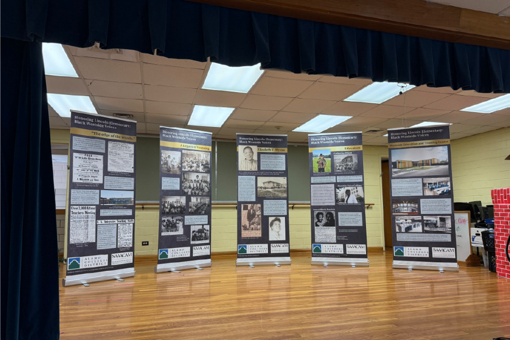 Smith Elementary hosts a pop-up exhibit preserving the legacy of Lincoln School, a historic institution for Black and Brown students in Edgewood ISD.