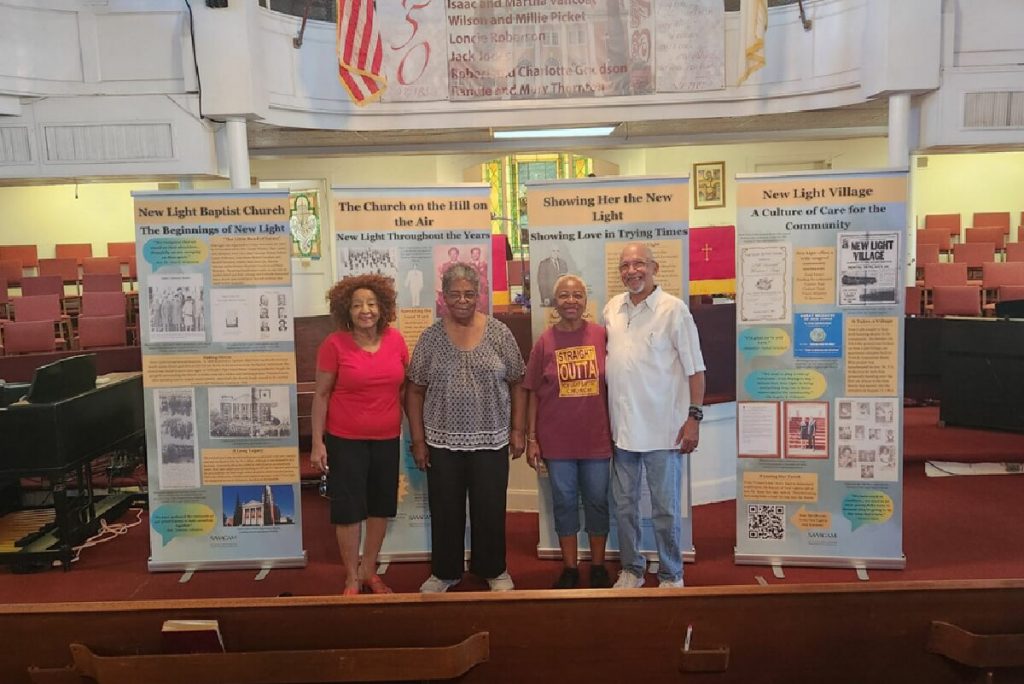 Pop Up exhibit created with the members of New Light Baptist Church, the oldest Black Baptist Church in San Antonio.