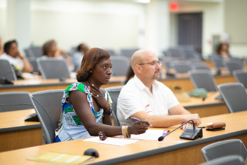 Community members listen intently during a design charrette, offering insight and lived experiences to shape SAAACAM’s upcoming exhibits.